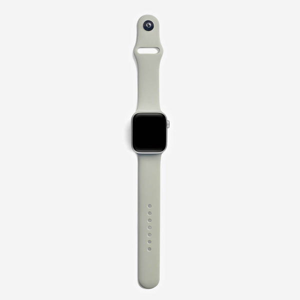 Classic Silicone Apple Watch Band Concrete The Salty Fox