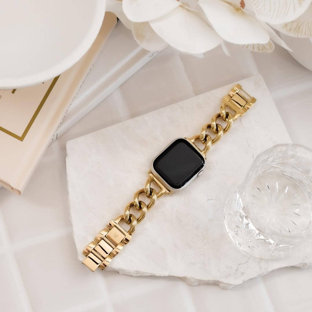 Halo Bracelet Apple Watch Band - Gold - The Salty Fox
