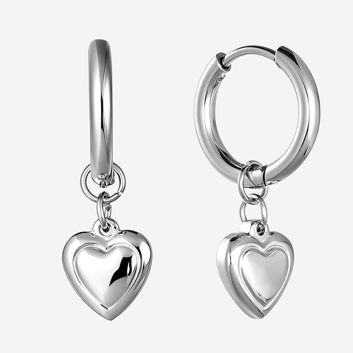 Eloise Huggie Earrings - Silver