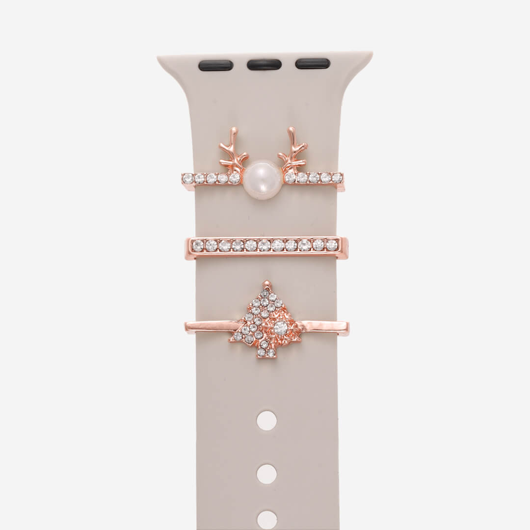 Christmas Apple Watch Bar Set - Rose Gold