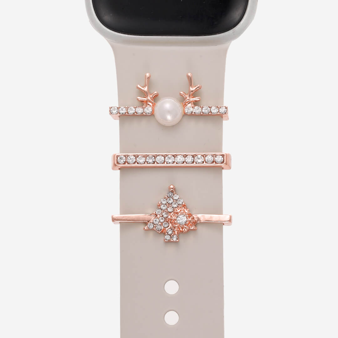 Christmas Apple Watch Bar Set - Rose Gold