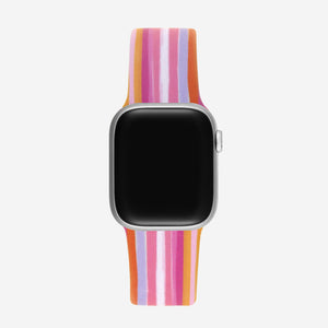 Classic Silicone Apple Watch Band - Gelato Stripe