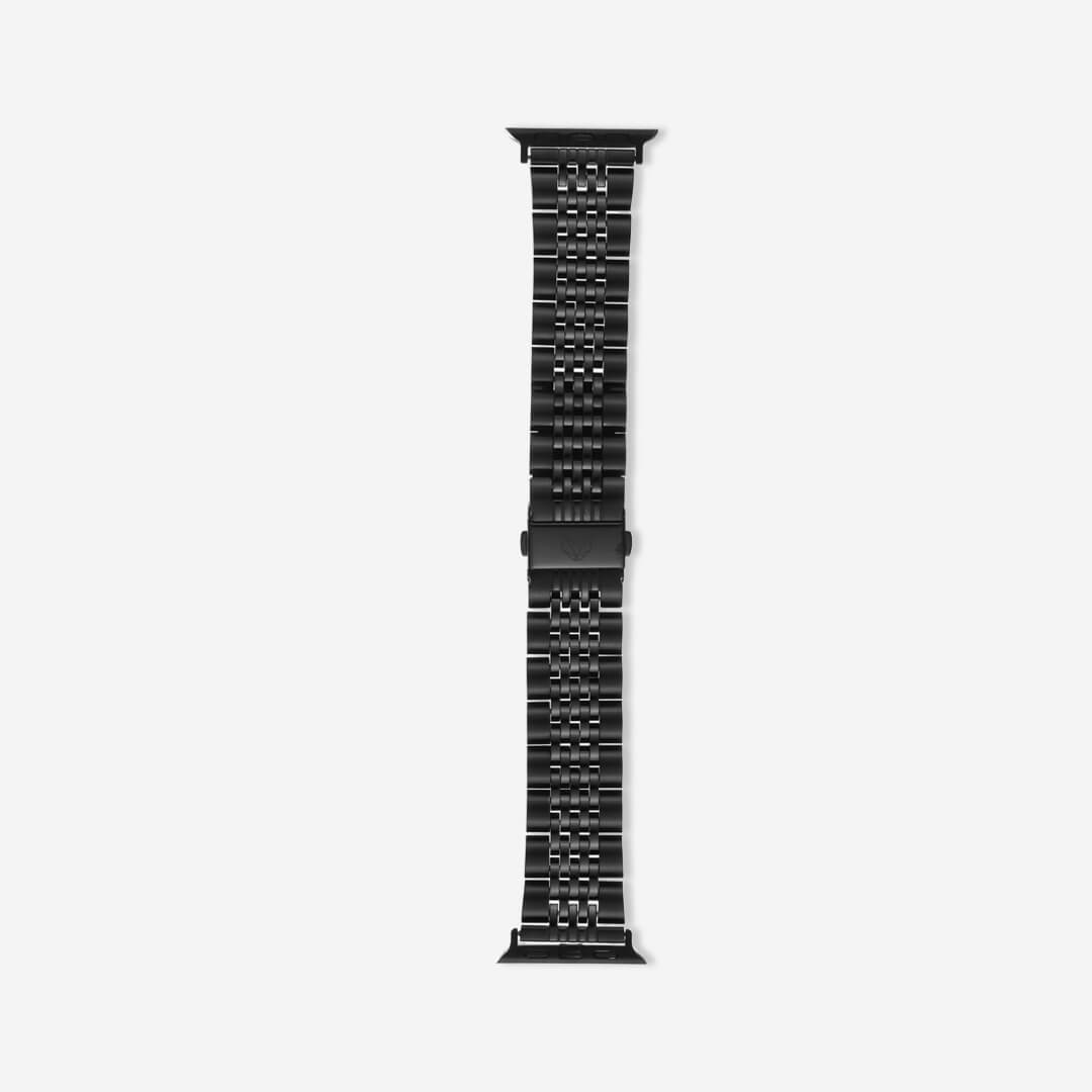 Melbourne Stainless Steel Apple Watch Band - Black