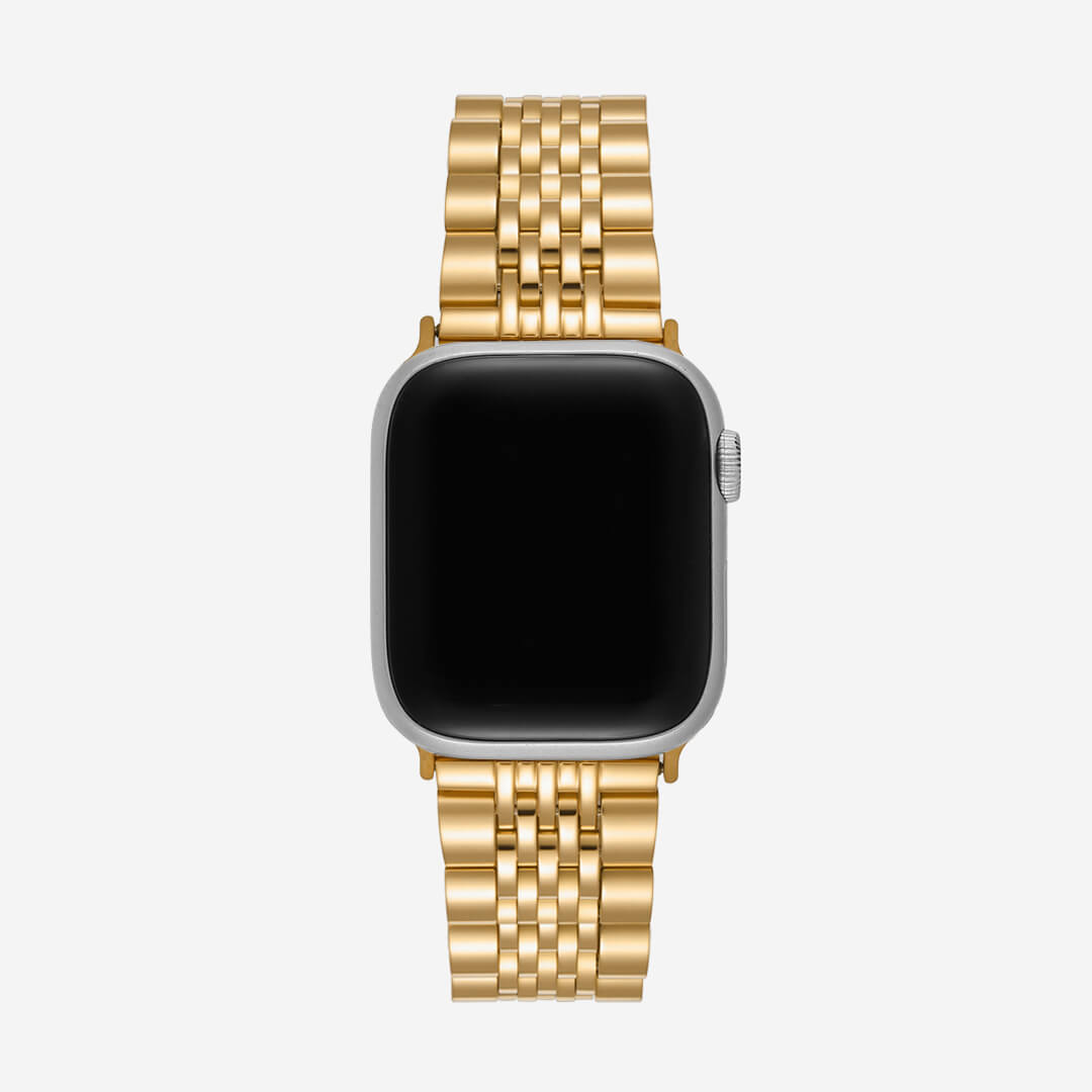 Melbourne Stainless Steel Apple Watch Band - Gold