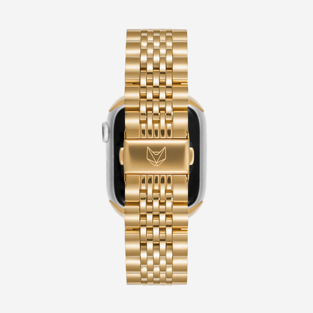 Melbourne Stainless Steel Apple Watch Band - Gold