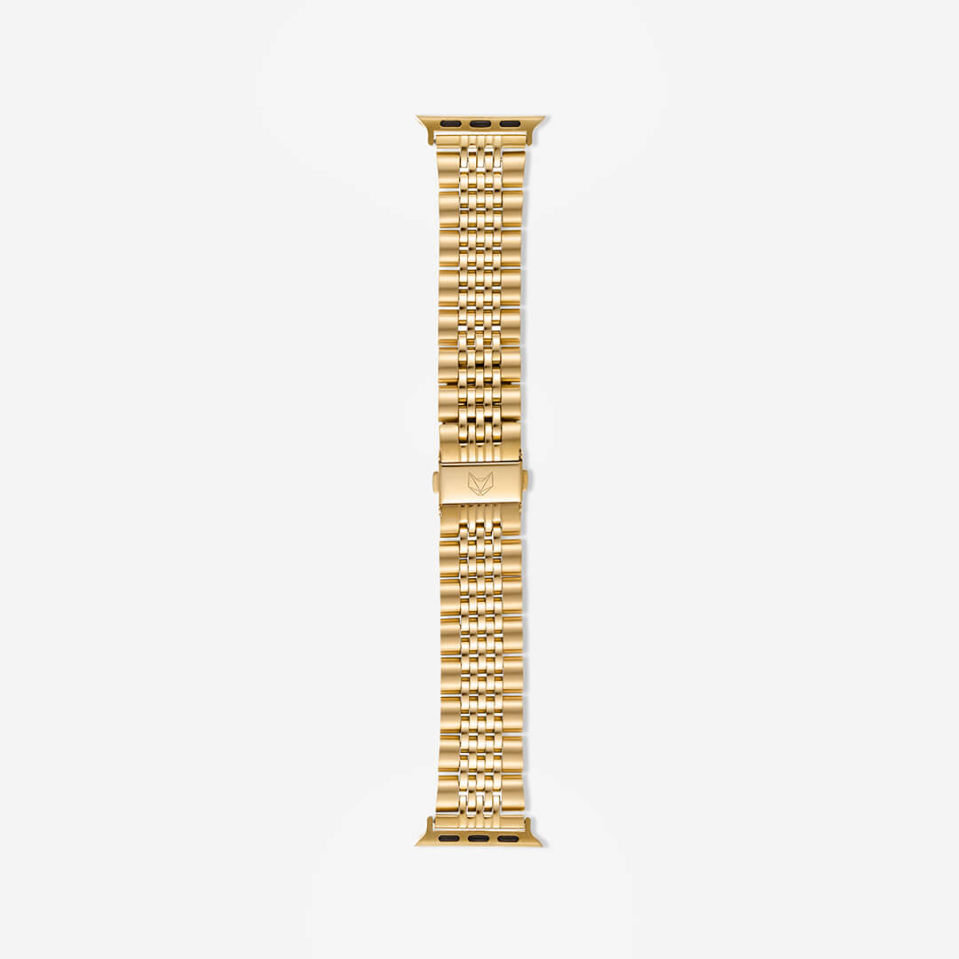 Melbourne Stainless Steel Apple Watch Band - Gold