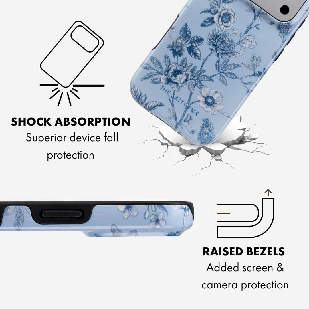 Porcelain Blossom MagSafe Phone Case USP