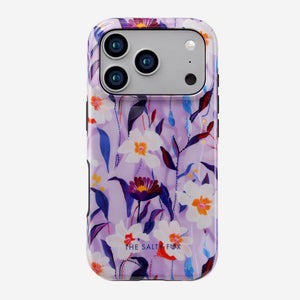 Purple Daisy MagSafe Phone Case