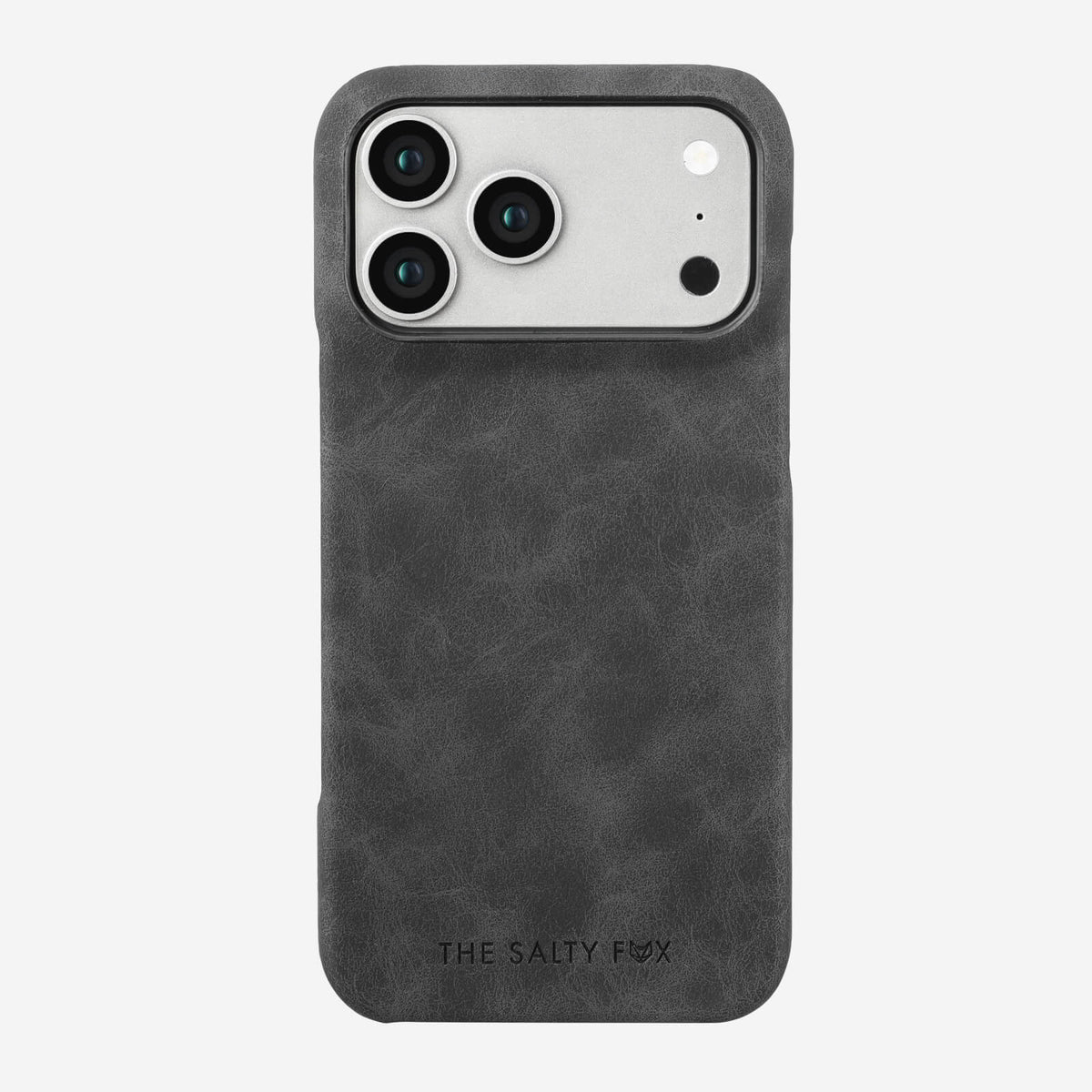 Vegan Leather MagSafe Phone Case - Black