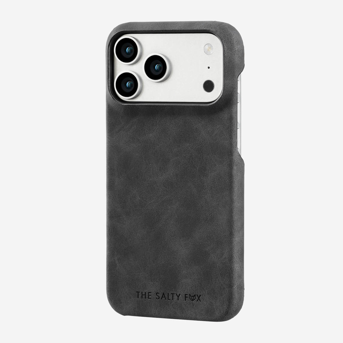 Vegan Leather MagSafe Phone Case - Black