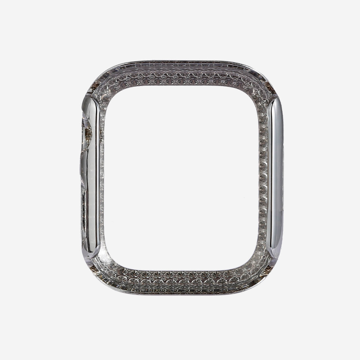 Apple Watch Double Halo Crystal Bumper Case - Silver