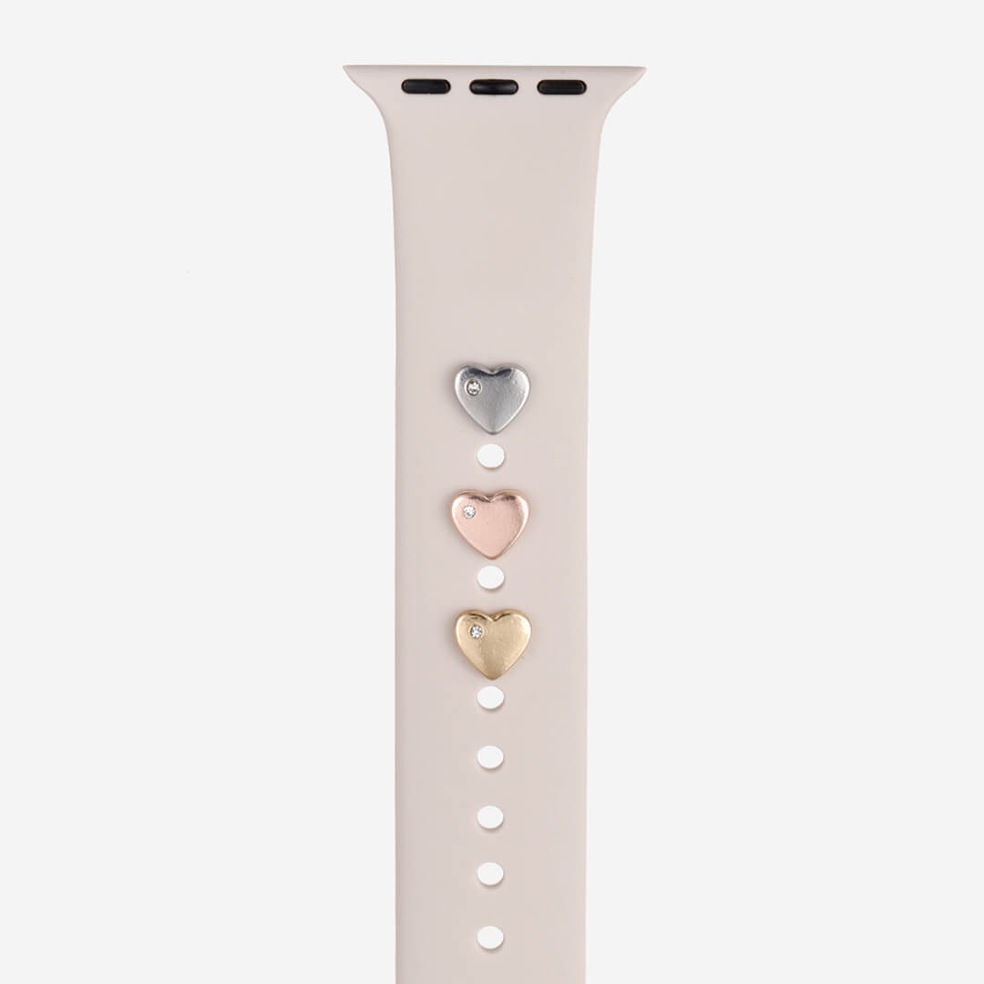 Heart Apple Watch Charm - Gold