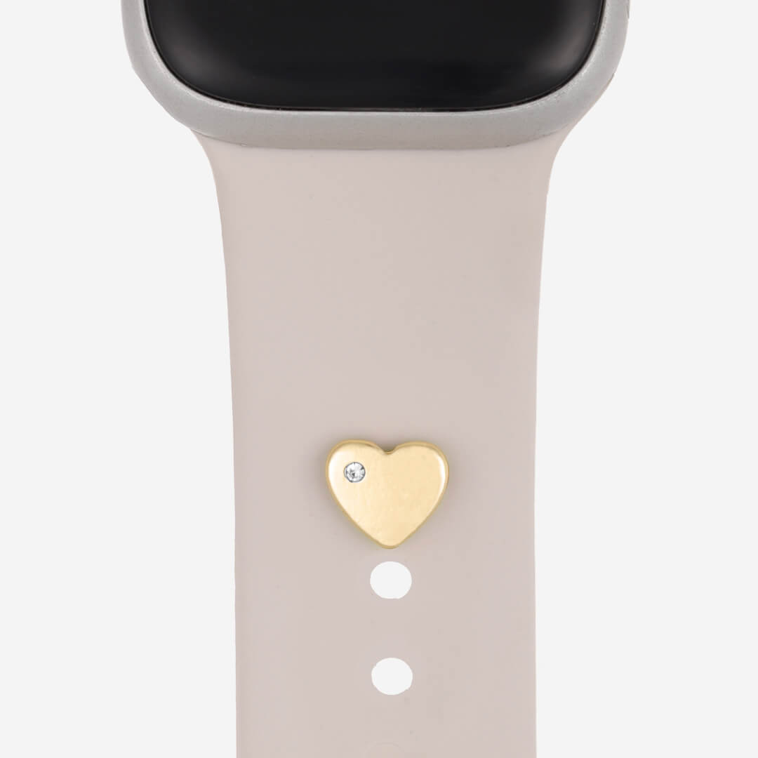 Heart Apple Watch Charm - Gold