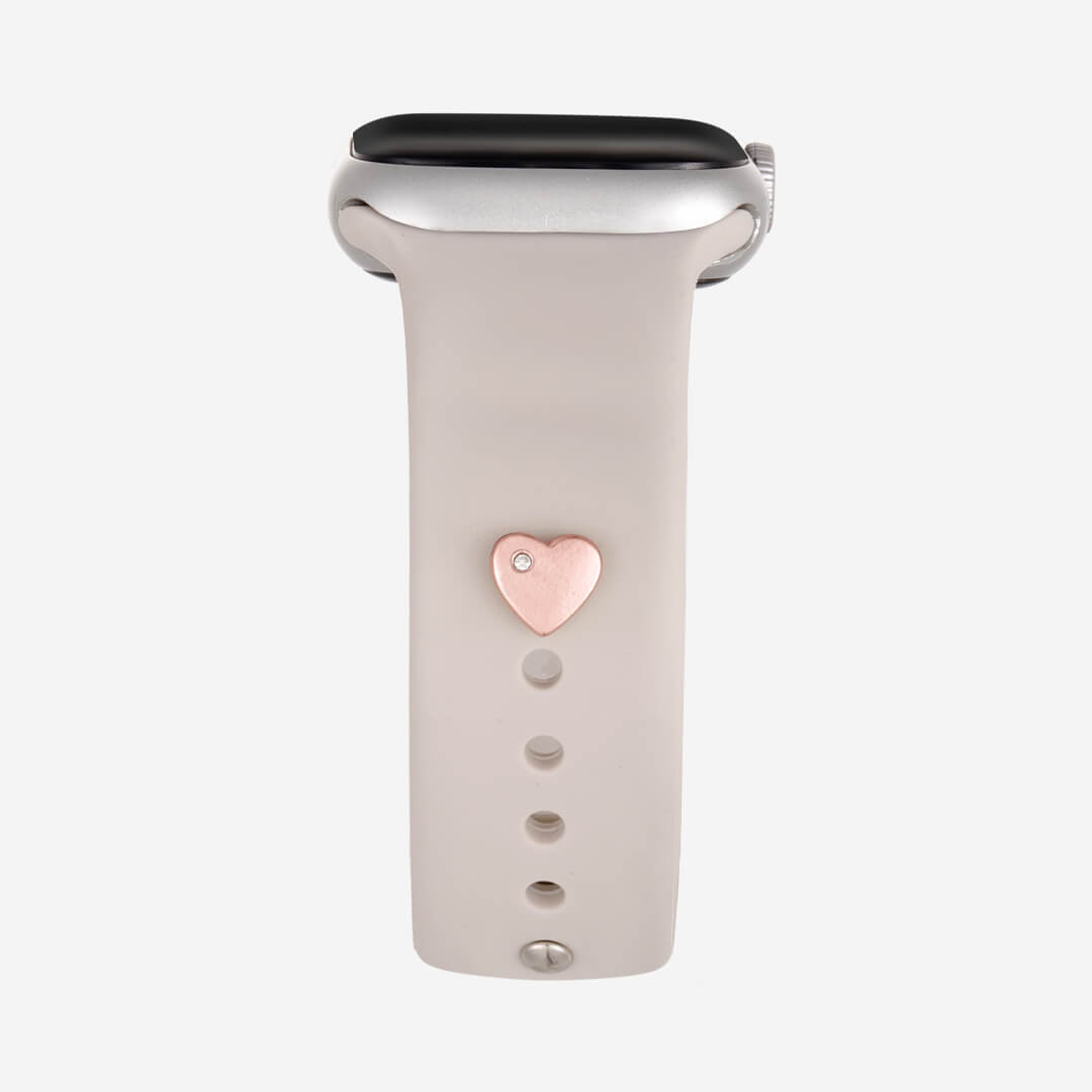 Heart Apple Watch Charm - Rose Gold