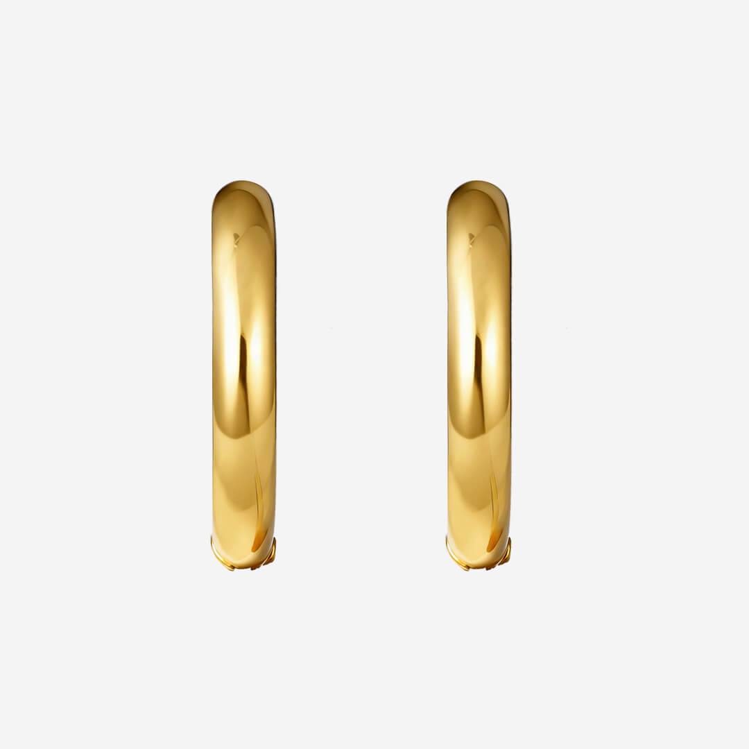 Maya Huggie Earrings - Gold