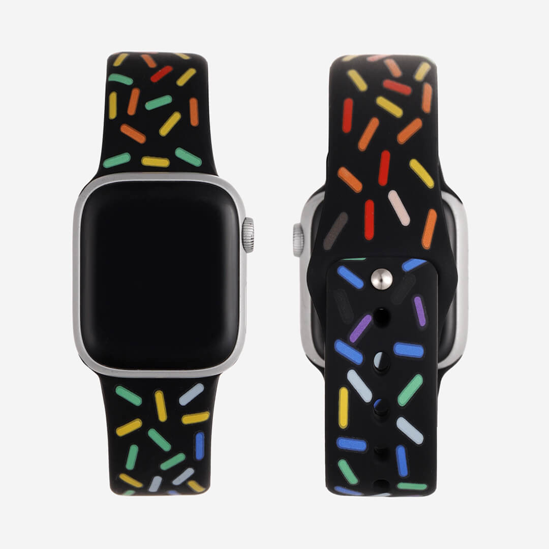 Midsumma Silicone Apple Watch Band - Black