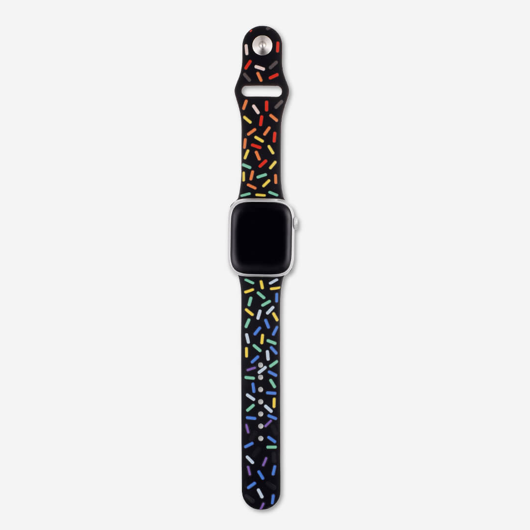 Midsumma Silicone Apple Watch Band - Black