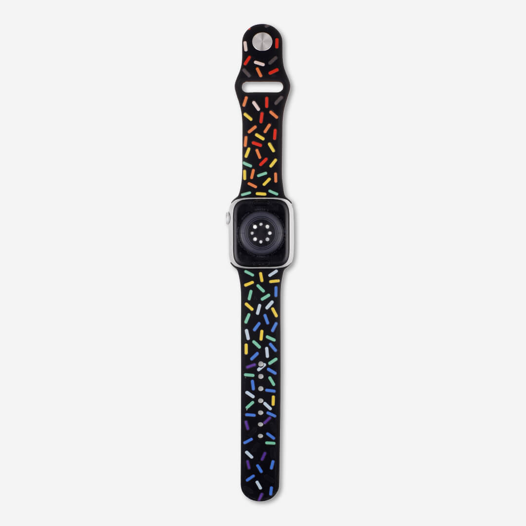 Midsumma Silicone Apple Watch Band - Black