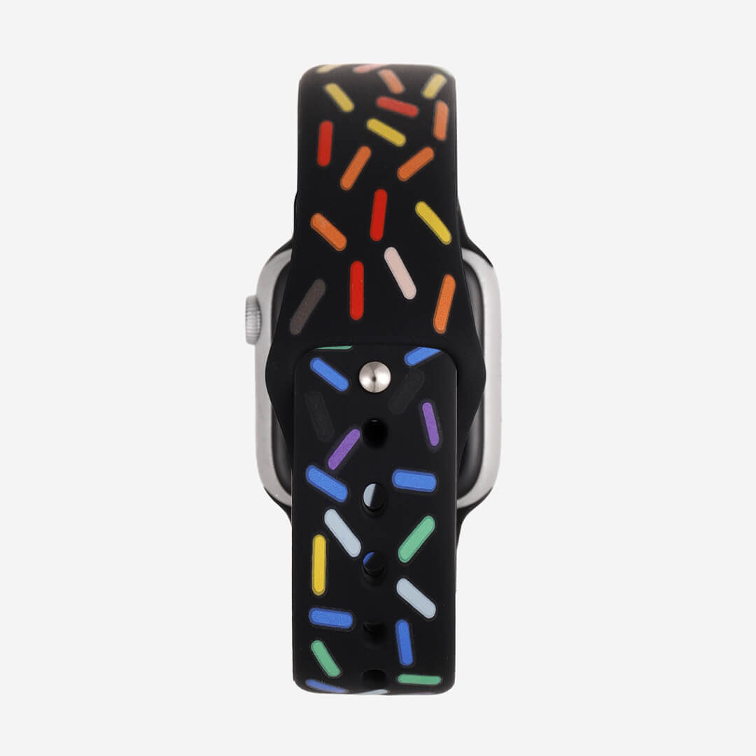 Midsumma Silicone Apple Watch Band - Black