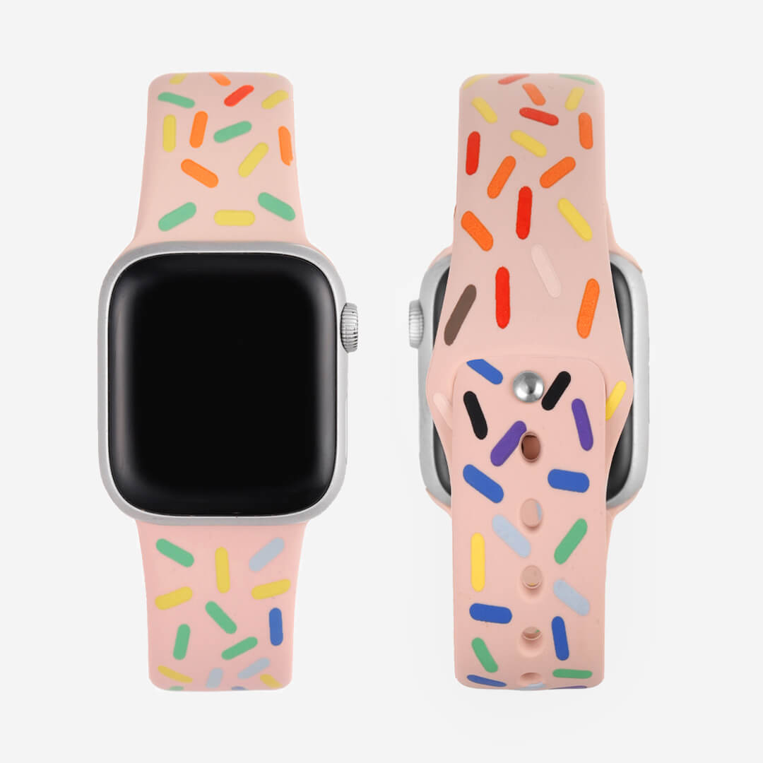 Midsumma Silicone Apple Watch Band - Pink