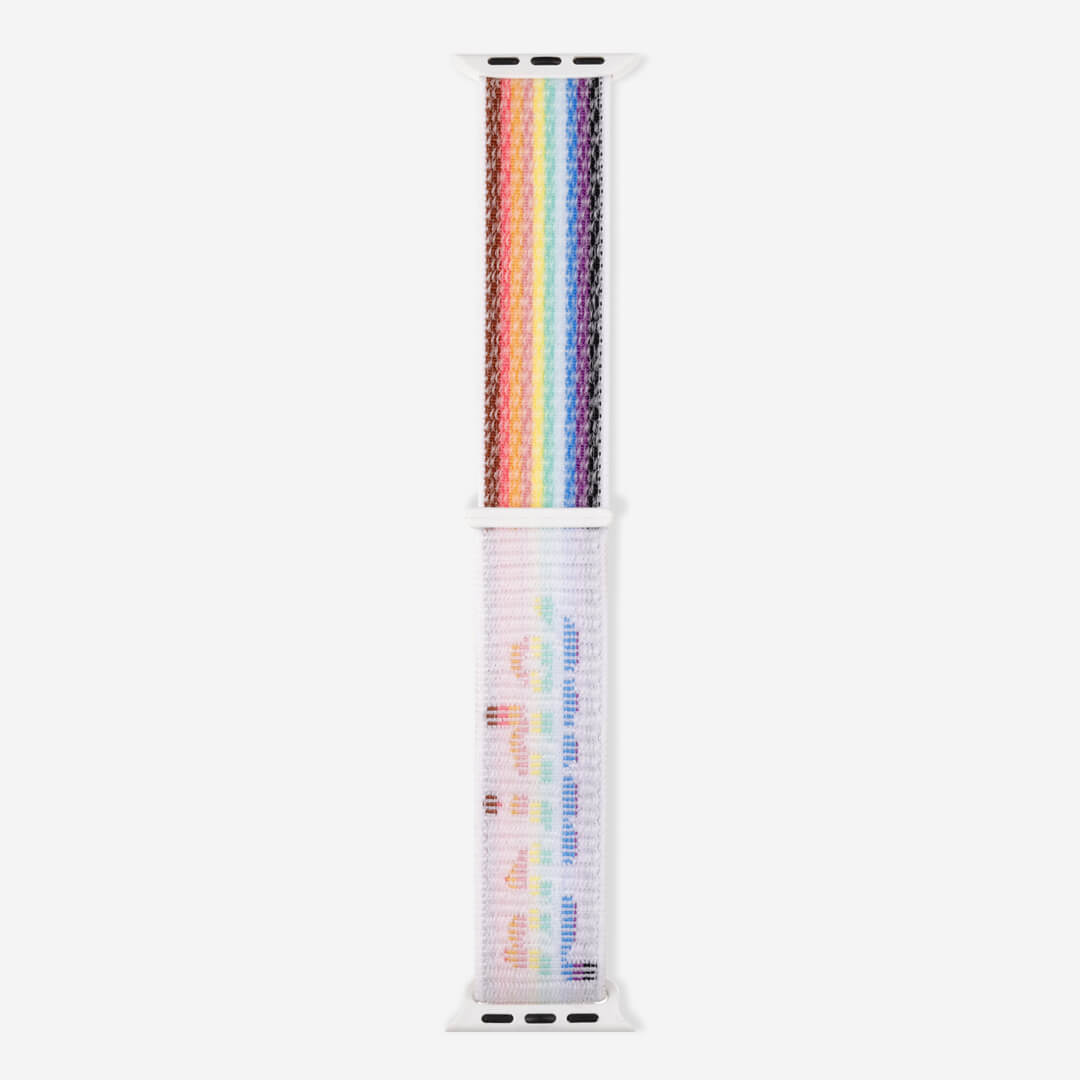 Striped Sport Loop Apple Watch Band - Midsumma Light