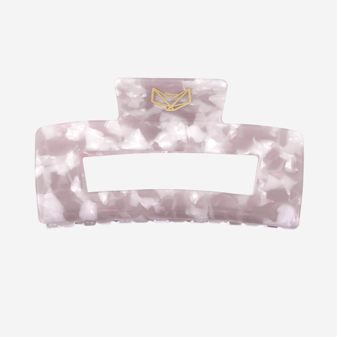 Vienna Claw Clip - Rose Quartz 