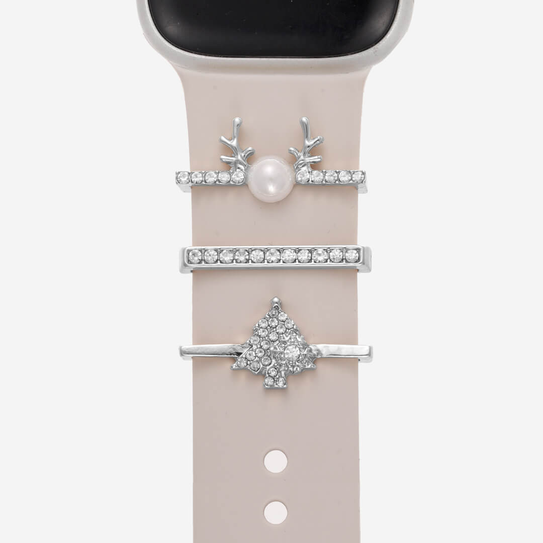 Christmas Apple Watch Bar Set - Silver