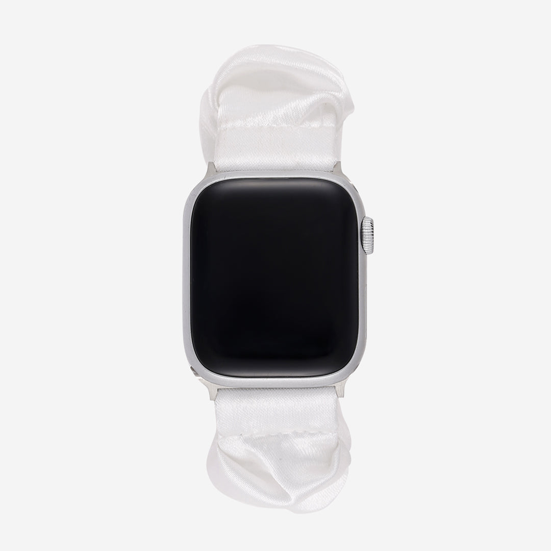 Scrunchie Apple Watch Band - Snow