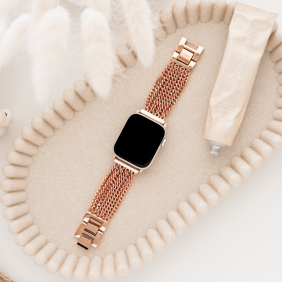 Athena Bracelet Apple Watch Band - Vintage Rose Gold