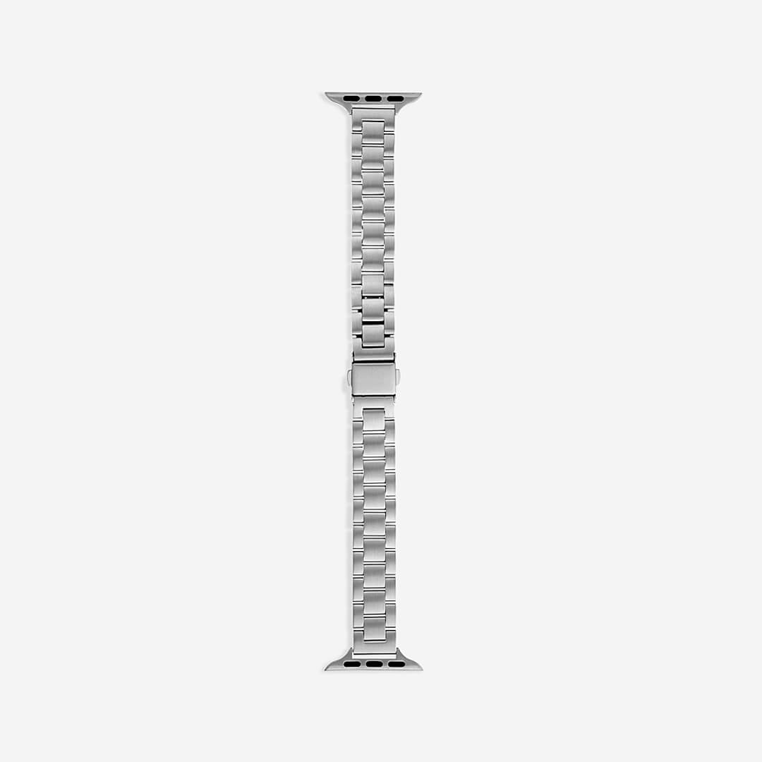 Berlin Stainless Steel Apple Watch Band - Silver
