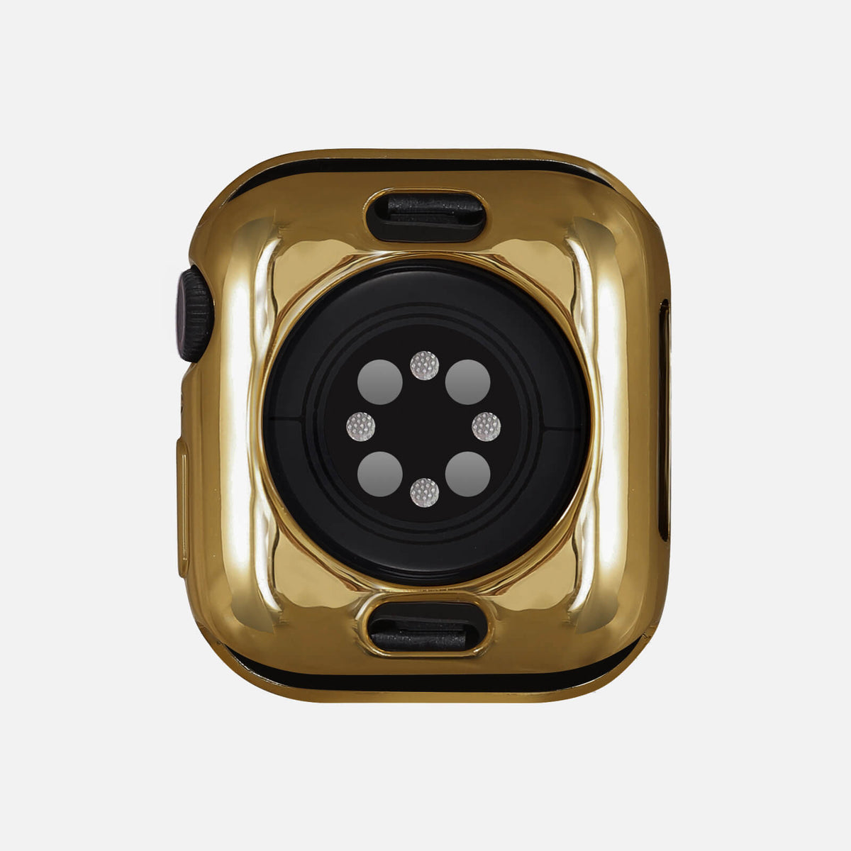 Apple Watch TPU Chrome Bumper Protection Case - Gold