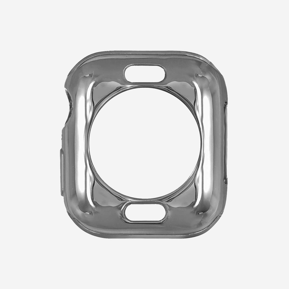 Apple Watch TPU Chrome Bumper Protection Case - Silver