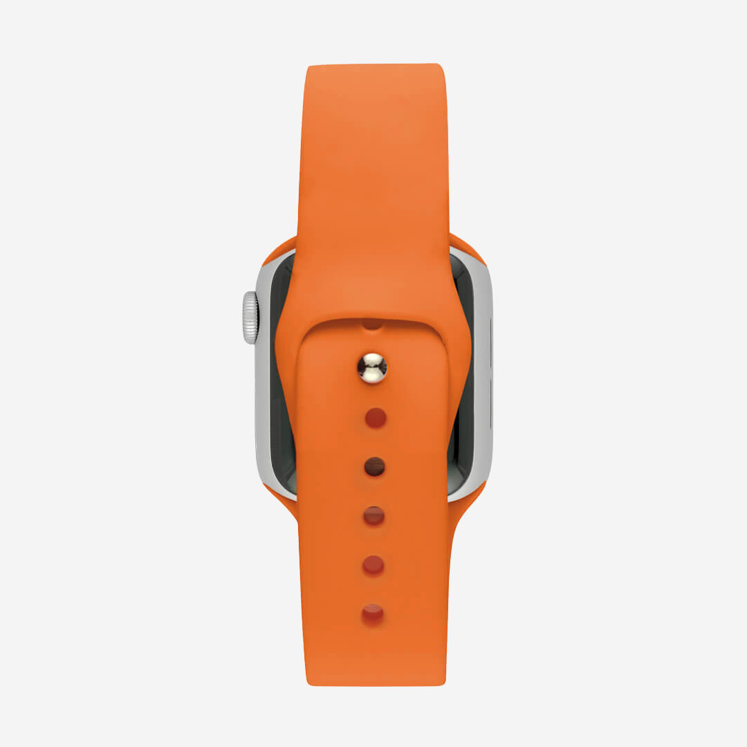 Classic Silicone Apple Watch Band - Orange