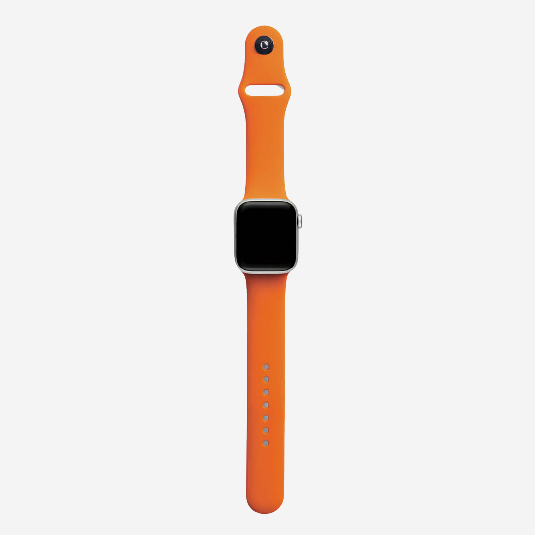 Classic Silicone Apple Watch Band - Orange