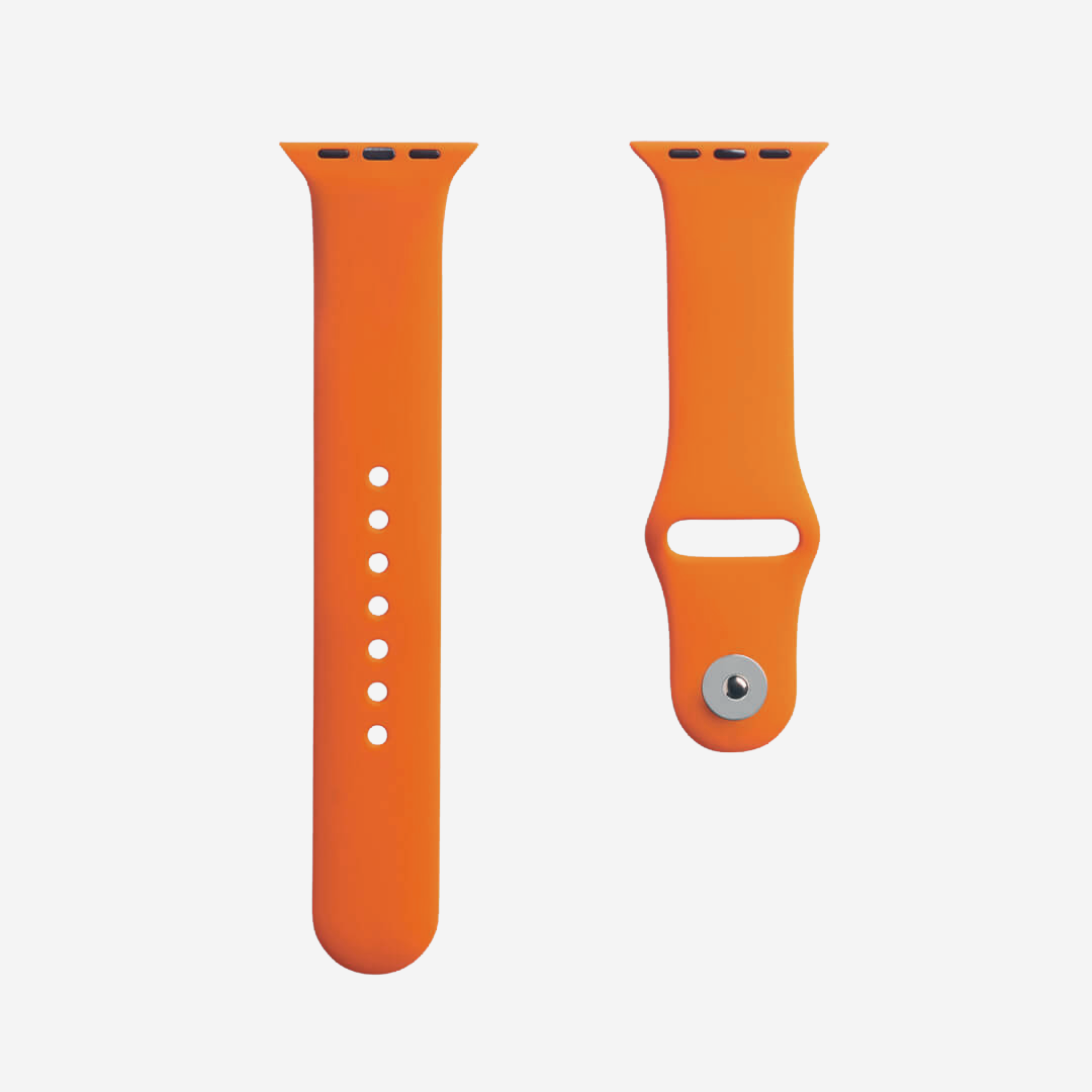 Classic Silicone Apple Watch Band - Orange