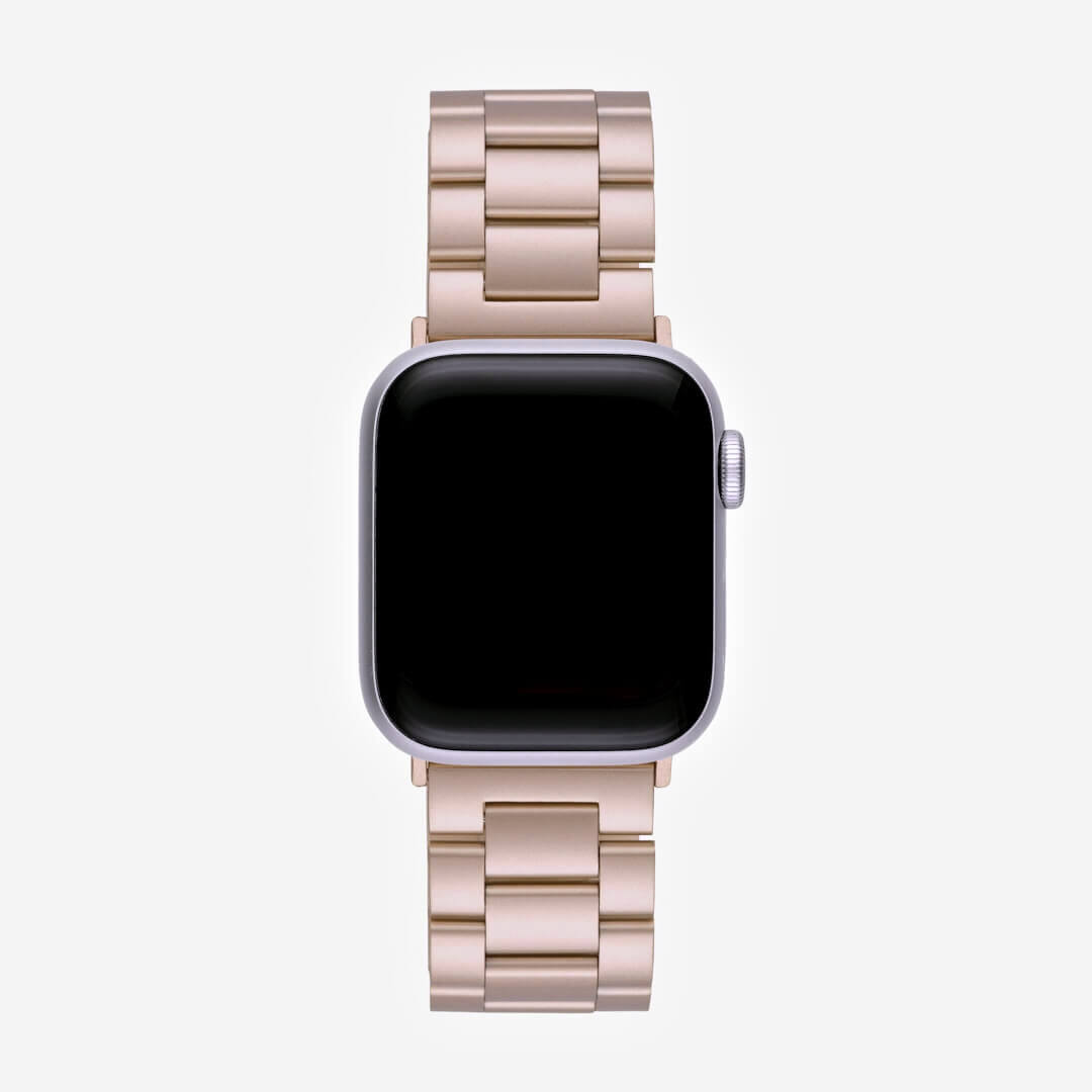 Classic Stainless Steel Apple Watch Band - Vintage Gold
