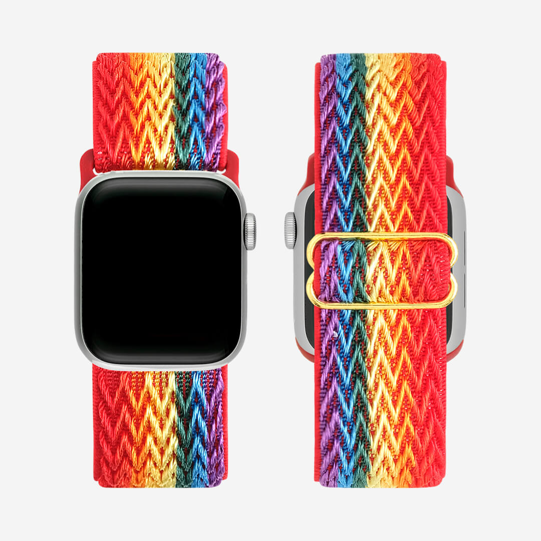 Rainbow apple watch on sale band