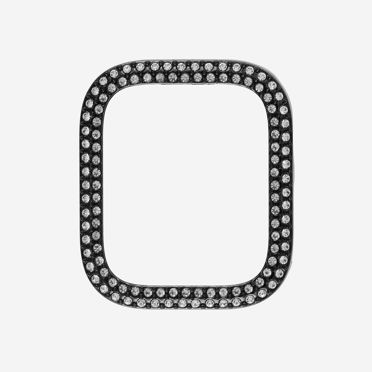 Apple Watch Double Halo Crystal Bumper Case - Black