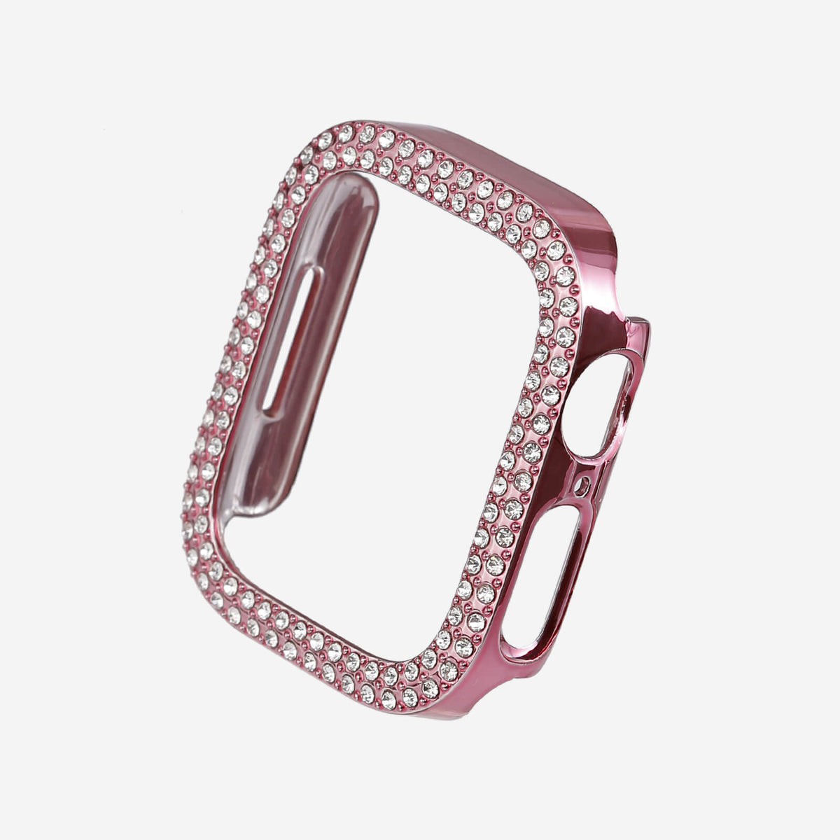 Apple Watch Double Halo Crystal Bumper Case - Rose Gold