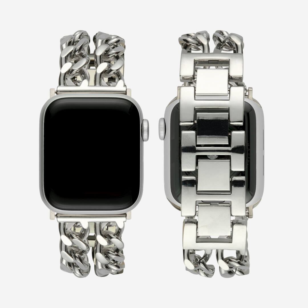 Gemini Bracelet Apple Watch Band - Silver