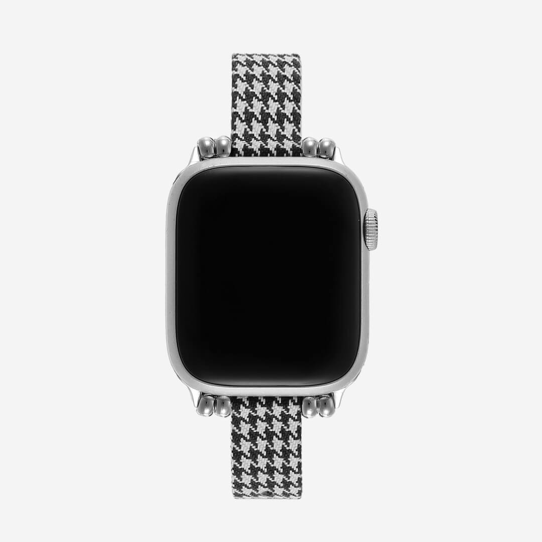 Helsinki Canvas Apple Watch Band - Houndstooth