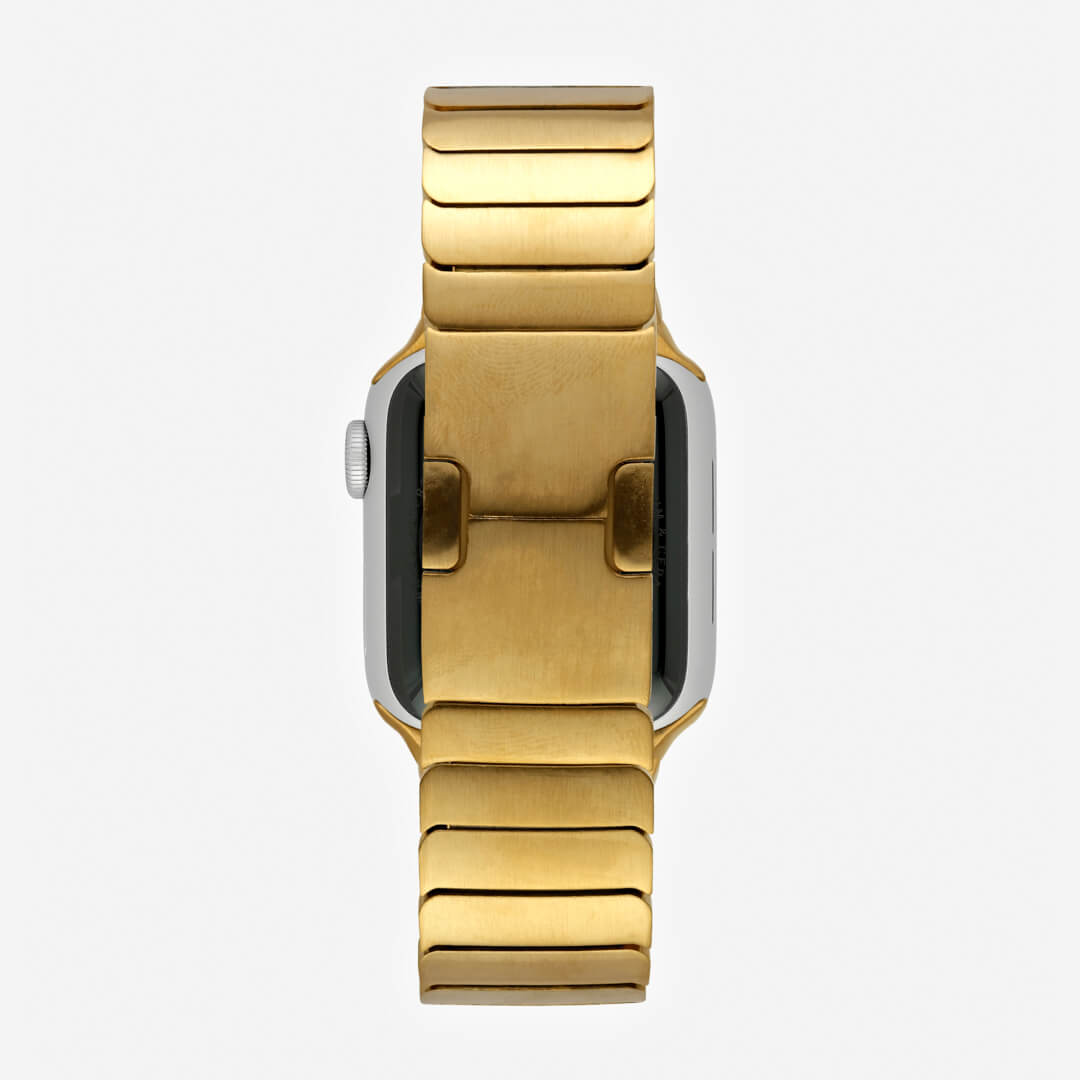 Link Bracelet Apple Watch Band Gold The Salty Fox