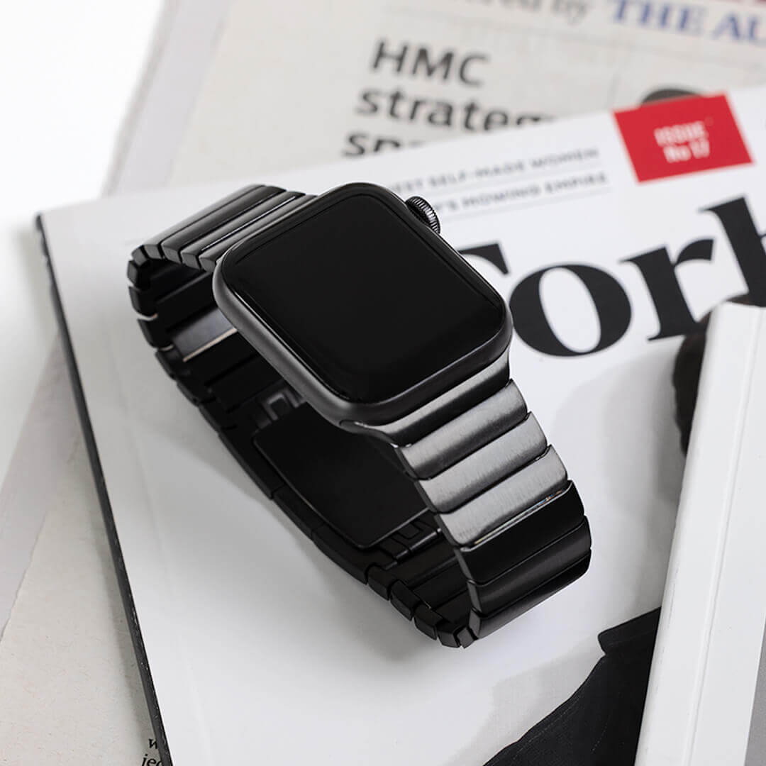 Link Bracelet Apple Watch Band - Black