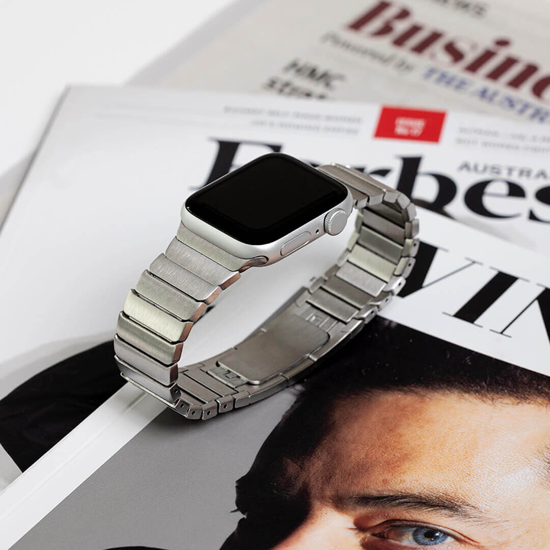 Link Bracelet Apple Watch Band - Silver
