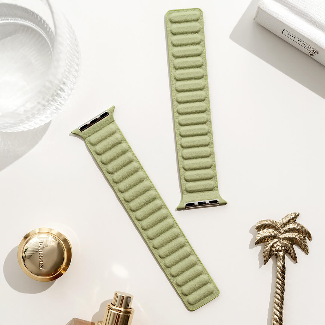 Magnetic Link Apple Watch Band - Pistachio