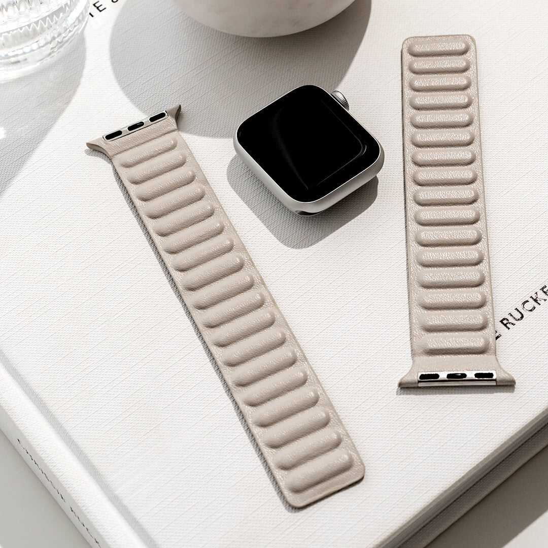 Magnetic Link Apple Watch Band - Starlight