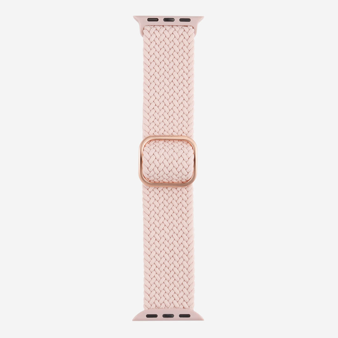 Maui Braided Loop Apple Watch Band - Pink / Rose Gold