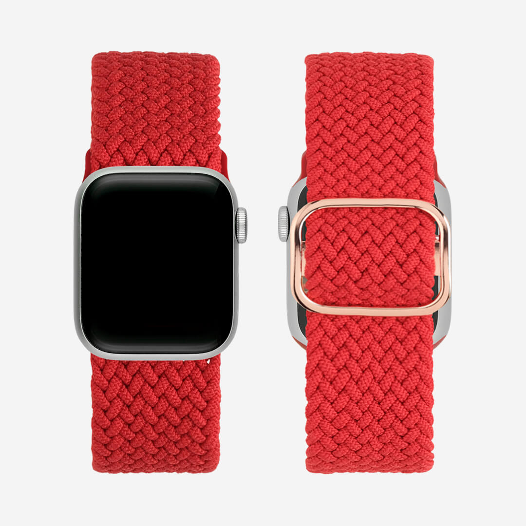 Maui Braided Loop Apple Watch Band - Red