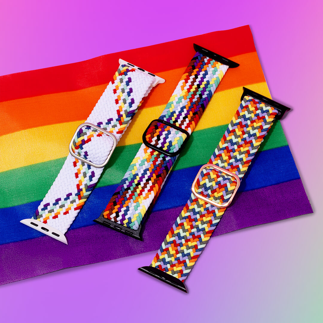 Maui Braided Loop Apple Watch Band - Pride