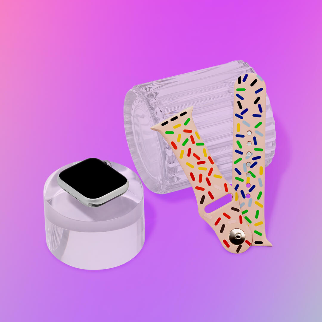 Midsumma Silicone Apple Watch Band - Pink